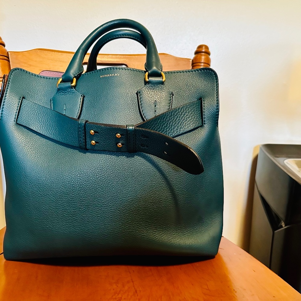 Burberry Teal Belt Bag- Rare Color